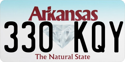 AR license plate 330KQY