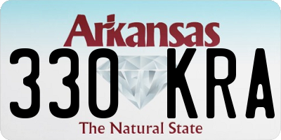 AR license plate 330KRA