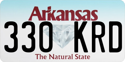 AR license plate 330KRD