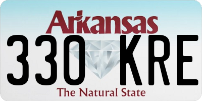AR license plate 330KRE