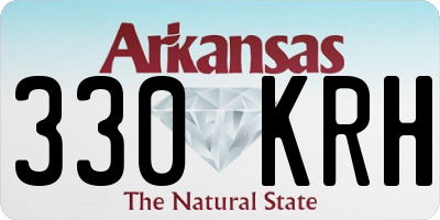 AR license plate 330KRH