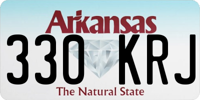 AR license plate 330KRJ