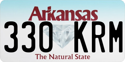 AR license plate 330KRM