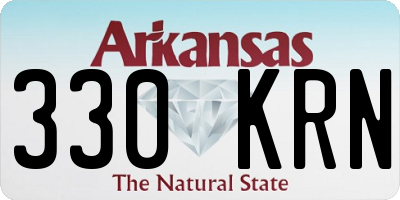 AR license plate 330KRN