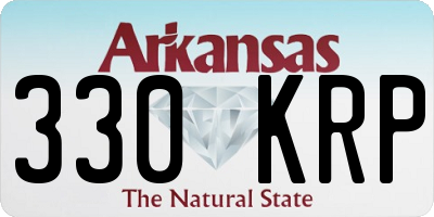 AR license plate 330KRP
