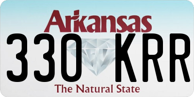 AR license plate 330KRR