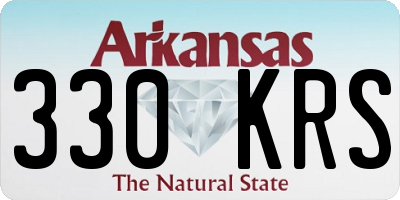 AR license plate 330KRS