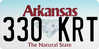AR license plate 330KRT
