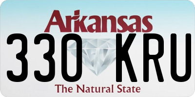 AR license plate 330KRU