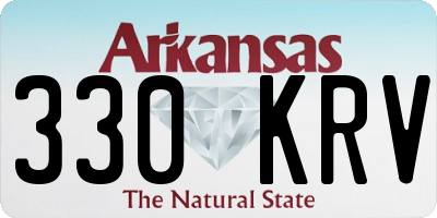 AR license plate 330KRV