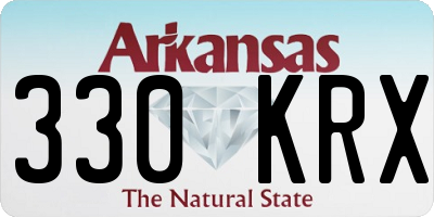 AR license plate 330KRX