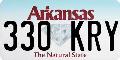 AR license plate 330KRY