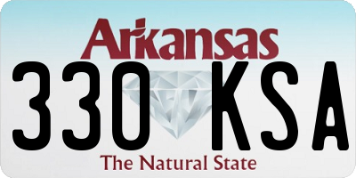 AR license plate 330KSA