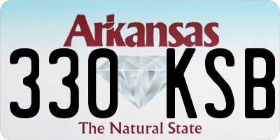 AR license plate 330KSB