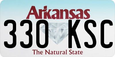 AR license plate 330KSC