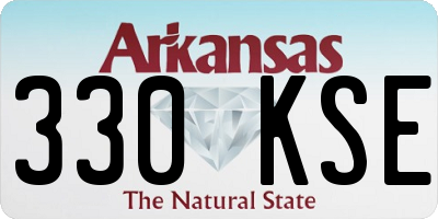 AR license plate 330KSE
