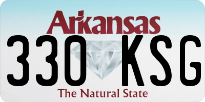 AR license plate 330KSG