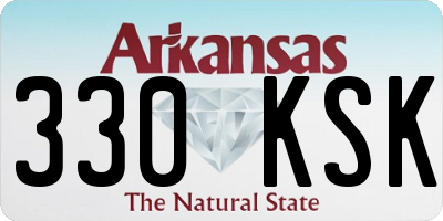 AR license plate 330KSK