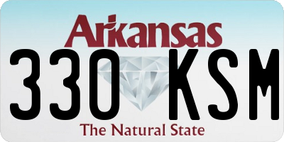 AR license plate 330KSM