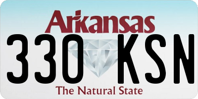 AR license plate 330KSN
