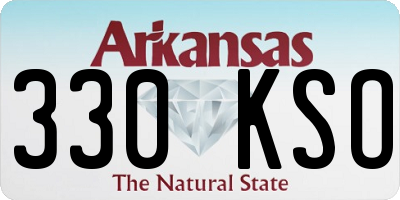 AR license plate 330KSO