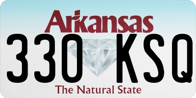 AR license plate 330KSQ