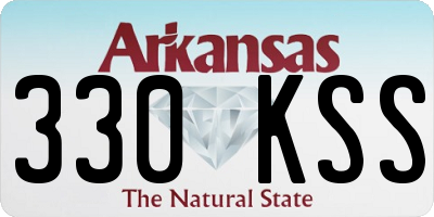 AR license plate 330KSS