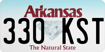 AR license plate 330KST