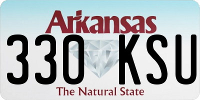AR license plate 330KSU