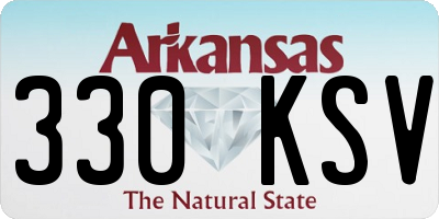 AR license plate 330KSV