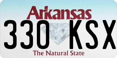 AR license plate 330KSX