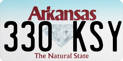 AR license plate 330KSY