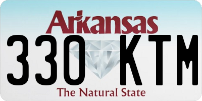 AR license plate 330KTM