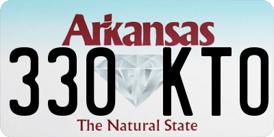 AR license plate 330KTO