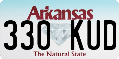 AR license plate 330KUD
