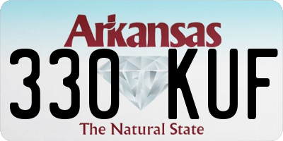 AR license plate 330KUF