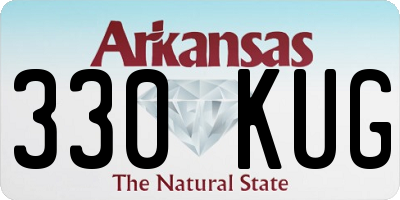 AR license plate 330KUG