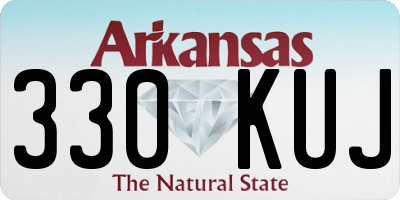 AR license plate 330KUJ
