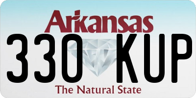AR license plate 330KUP