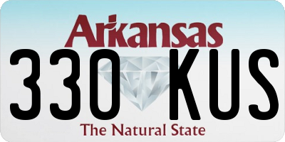 AR license plate 330KUS