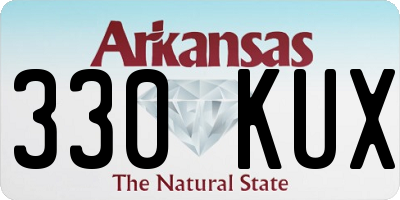 AR license plate 330KUX