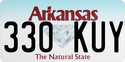 AR license plate 330KUY