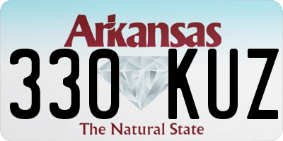 AR license plate 330KUZ