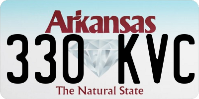 AR license plate 330KVC