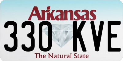 AR license plate 330KVE