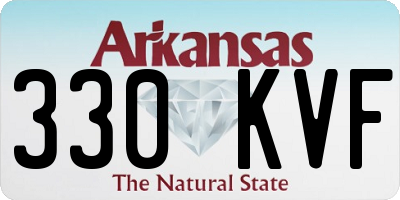 AR license plate 330KVF