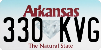 AR license plate 330KVG