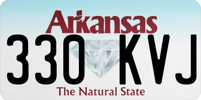 AR license plate 330KVJ