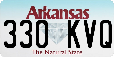 AR license plate 330KVQ