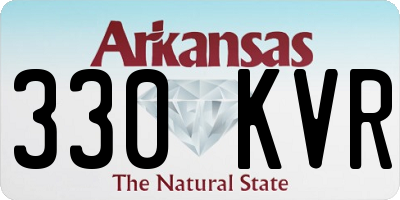 AR license plate 330KVR